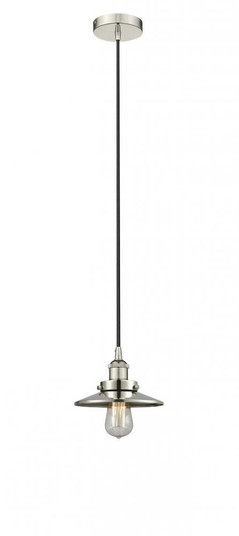 Edison - 1 Light - 8 inch - Polished Nickel - Mini Pendant (3442|616-1PH-PN-M1-PN)