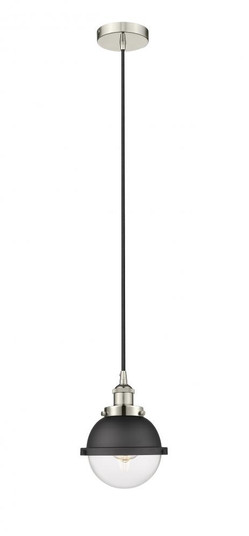 Edison - 1 Light - 7 inch - Polished Nickel - Mini Pendant (3442|616-1PH-PN-HFS-62-BK)