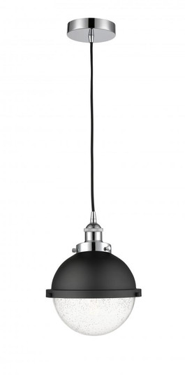Edison - 1 Light - 9 inch - Polished Chrome - Mini Pendant (3442|616-1PH-PC-HFS-84-BK)