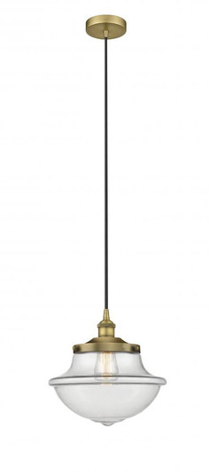 Oxford - 1 Light - 12 inch - Brushed Brass - Multi Pendant (3442|616-1PH-BB-G542)