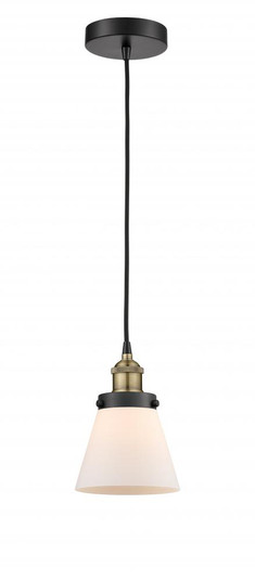 Cone - 1 Light - 6 inch - Black Antique Brass - Cord hung - Mini Pendant (3442|616-1PH-BAB-G61)
