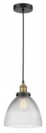 Seneca Falls - 1 Light - 10 inch - Black Antique Brass - Cord hung - Mini Pendant (3442|616-1PH-BAB-G222)