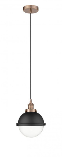 Edison - 1 Light - 9 inch - Antique Copper - Mini Pendant (3442|616-1PH-AC-HFS-82-BK)