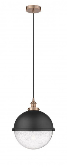 Edison - 1 Light - 13 inch - Antique Copper - Mini Pendant (3442|616-1PH-AC-HFS-124-BK)