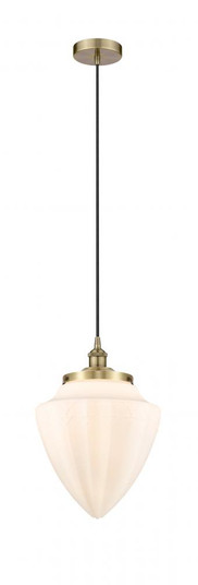 Bullet - 1 Light - 12 inch - Antique Brass - Multi Pendant (3442|616-1PH-AB-G661-12)