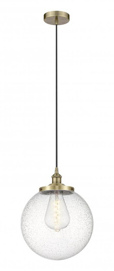 Beacon - 1 Light - 14 inch - Antique Brass - Multi Pendant (3442|616-1PH-AB-G204-14)