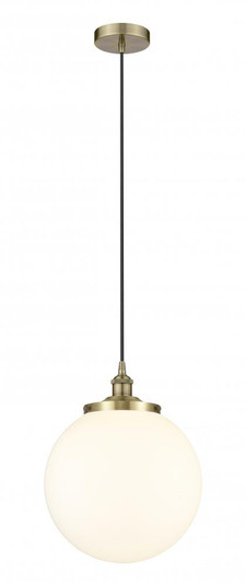Beacon - 1 Light - 14 inch - Antique Brass - Multi Pendant (3442|616-1PH-AB-G201-14)