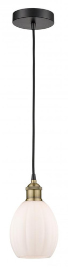 Eaton - 1 Light - 6 inch - Black Antique Brass - Cord hung - Mini Pendant (3442|616-1P-BAB-G81)
