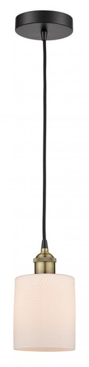 Cobbleskill - 1 Light - 5 inch - Black Antique Brass - Cord hung - Mini Pendant (3442|616-1P-BAB-G111)
