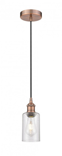 Clymer - 1 Light - 4 inch - Antique Copper - Cord hung - Mini Pendant (3442|616-1P-AC-G804)