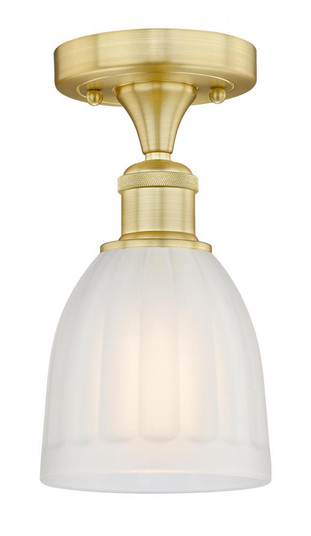 Brookfield - 1 Light - 6 inch - Satin Gold - Semi-Flush Mount (3442|616-1F-SG-G441)