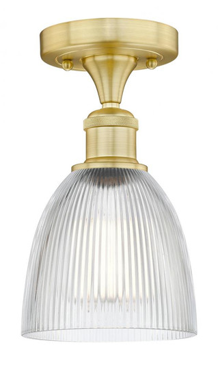 Castile - 1 Light - 6 inch - Satin Gold - Semi-Flush Mount (3442|616-1F-SG-G382)