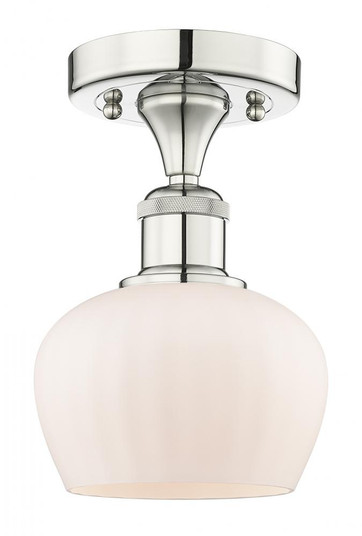 Fenton - 1 Light - 7 inch - Polished Nickel - Semi-Flush Mount (3442|616-1F-PN-G91)
