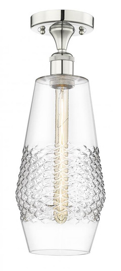 Windham - 1 Light - 7 inch - Polished Nickel - Flush Mount (3442|616-1F-PN-G682-7)