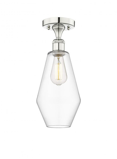 Cindyrella - 1 Light - 7 inch - Polished Nickel - Semi-Flush Mount (3442|616-1F-PN-G652-7)