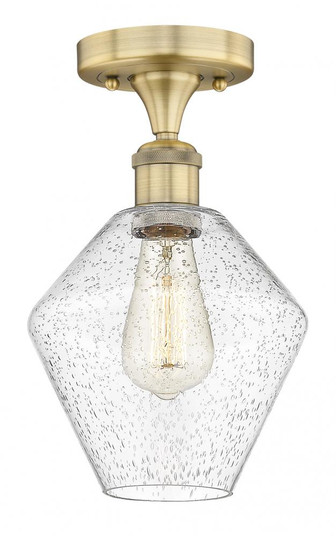 Cindyrella - 1 Light - 8 inch - Brushed Brass - Semi-Flush Mount (3442|616-1F-BB-G654-8)