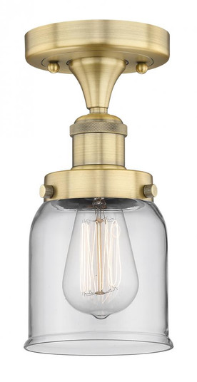 Bell - 1 Light - 5 inch - Brushed Brass - Semi-Flush Mount (3442|616-1F-BB-G52)