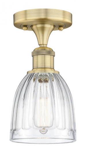 Brookfield - 1 Light - 6 inch - Brushed Brass - Semi-Flush Mount (3442|616-1F-BB-G442)