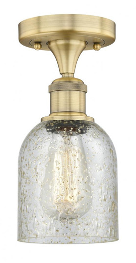Caledonia - 1 Light - 5 inch - Brushed Brass - Semi-Flush Mount (3442|616-1F-BB-G259)