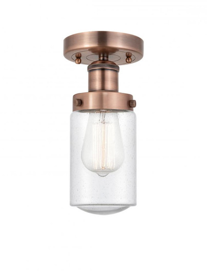 Dover - 1 Light - 5 inch - Antique Copper - Semi-Flush Mount (3442|616-1F-AC-G314)