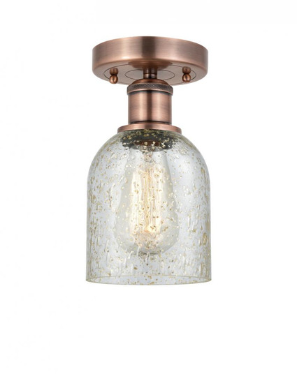 Caledonia - 1 Light - 5 inch - Antique Copper - Semi-Flush Mount (3442|616-1F-AC-G259)