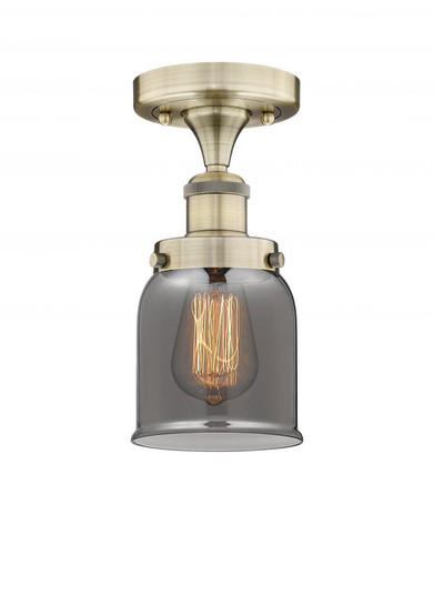 Bell - 1 Light - 5 inch - Antique Brass - Semi-Flush Mount (3442|616-1F-AB-G53)
