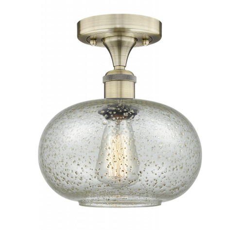 Gorham - 1 Light - 10 inch - Antique Brass - Semi-Flush Mount (3442|616-1F-AB-G249)