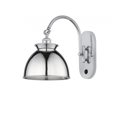 Adirondack - 1 Light - 8 inch - Polished Chrome - Adjustable Swing Arm (3442|518-1W-PC-M14-PC)