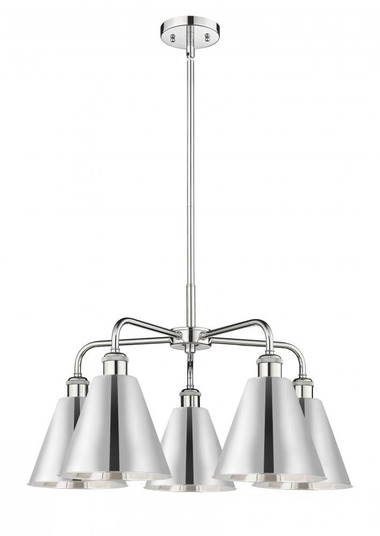 Berkshire - 5 Light - 26 inch - Polished Chrome - Chandelier (3442|516-5CR-PC-MBC-8-PC)