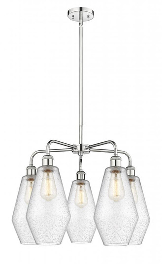 Cindyrella - 5 Light - 25 inch - Polished Chrome - Chandelier (3442|516-5CR-PC-G654-7)