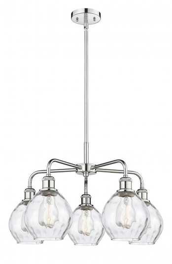 Waverly - 5 Light - 24 inch - Polished Chrome - Chandelier (3442|516-5CR-PC-G362)