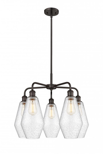 Cindyrella - 5 Light - 25 inch - Oil Rubbed Bronze - Chandelier (3442|516-5CR-OB-G654-7)