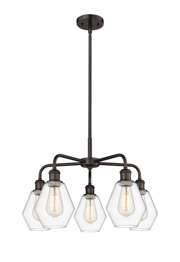 Cindyrella - 5 Light - 24 inch - Oil Rubbed Bronze - Chandelier (3442|516-5CR-OB-G652-6)