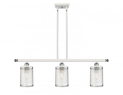 Nestbrook - 3 Light - 36 inch - White Polished Chrome - Multi Pendant (3442|516-3I-WPC-M18-PC)