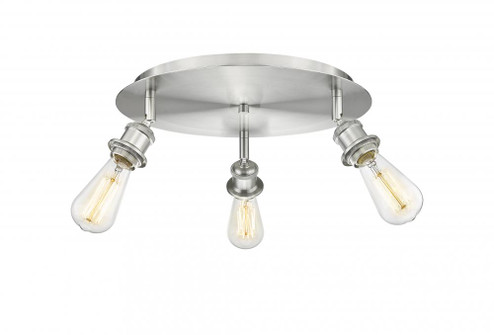 Ballston - 3 Light - 12 inch - Satin Nickel - Semi-Flush Mount (3442|516-3C-SN)
