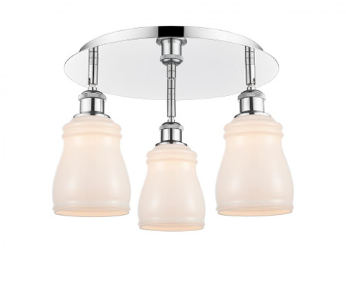 Ellery - 3 Light - 17 inch - Polished Chrome - Semi-Flush Mount (3442|516-3C-PC-G391)