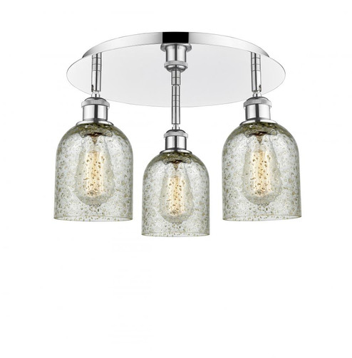 Caledonia - 3 Light - 17 inch - Polished Chrome - Semi-Flush Mount (3442|516-3C-PC-G259)