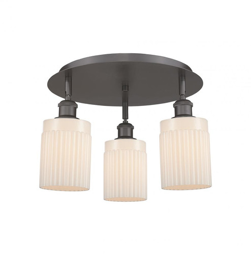 Hadley - 3 Light - 16 inch - Oil Rubbed Bronze - Semi-Flush Mount (3442|516-3C-OB-G341)