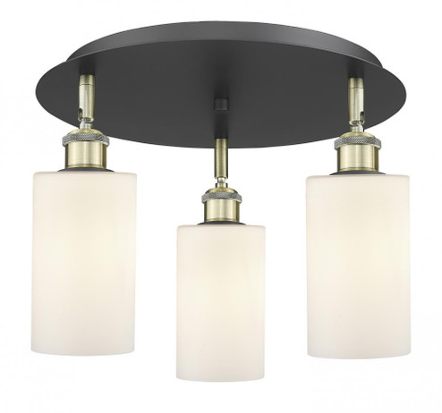 Clymer - 3 Light - 16 inch - Black Antique Brass - Flush Mount (3442|516-3C-BAB-G801)