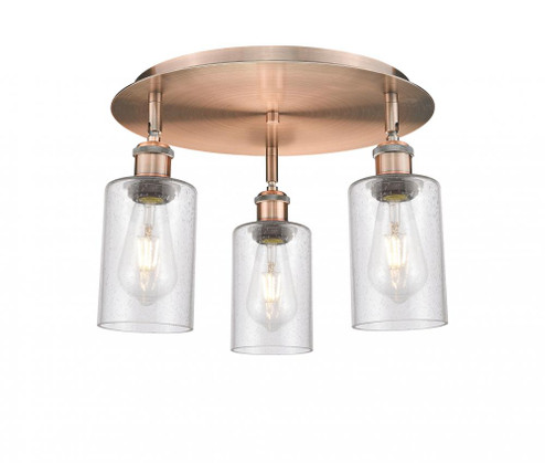 Clymer - 3 Light - 16 inch - Antique Copper - Semi-Flush Mount (3442|516-3C-AC-G804)