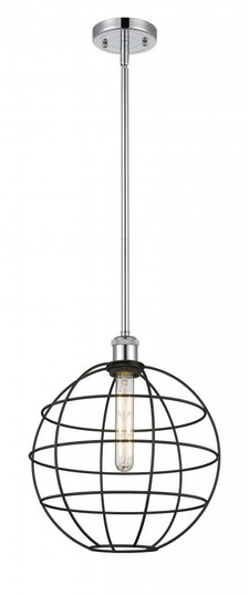 Lake Placid - 1 Light - 12 inch - Polished Chrome - Multi Pendant (3442|516-1S-PC-CE-12-BK)