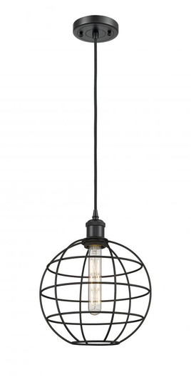 Lake Placid - 1 Light - 10 inch - Matte Black - Mini Pendant (3442|516-1P-BK-CE-10-BK)