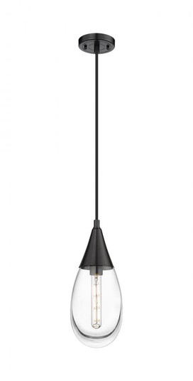 Malone - 1 Light - 6 inch - Matte Black - Pendant (3442|450-1P-BK-G450-6CL)