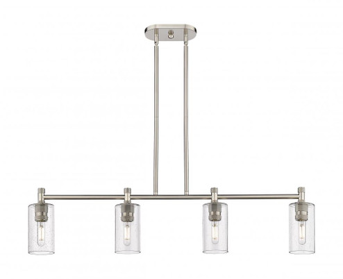 Crown Point - 4 Light - 44 inch - Satin Nickel - Island Light (3442|434-4I-SN-G434-7SDY)