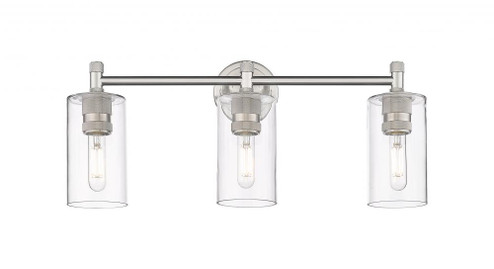 Crown Point - 3 Light - 24 inch - Satin Nickel - Bath Vanity Light (3442|434-3W-SN-G434-7CL)