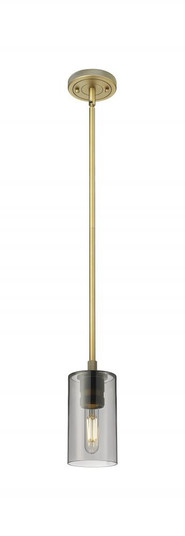 Crown Point - 1 Light - 5 inch - Brushed Brass - Pendant (3442|434-1S-BB-G434-7SM)