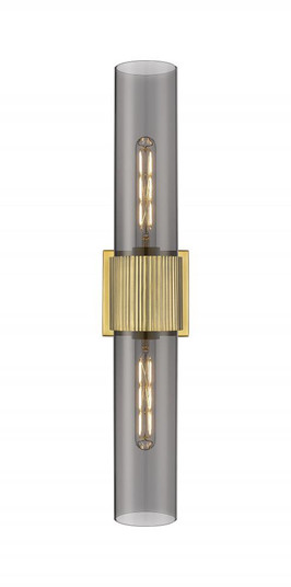 Bolivar - 2 Light - 5 inch - Brushed Brass - Bath Vanity Light (3442|428-2WL-BB-G428-12SM)
