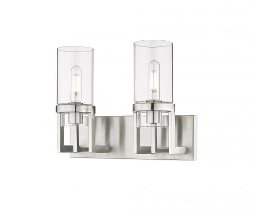 Utopia - 2 Light - 15 inch - Satin Nickel - Bath Vanity Light (3442|426-2W-SN-G426-8CL)