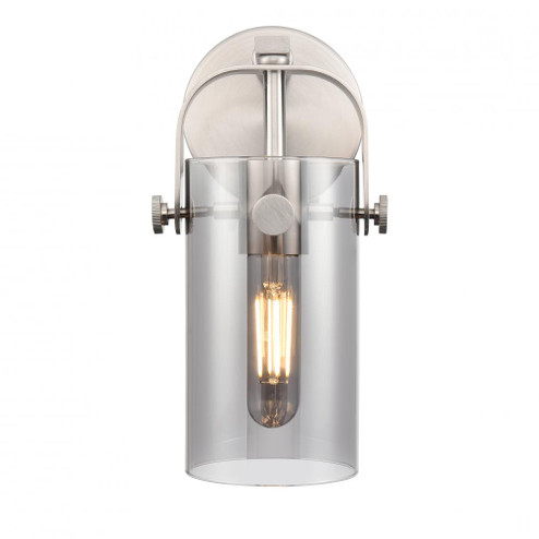 Pilaster II Cylinder - 1 Light - 5 inch - Satin Nickel - Sconce (3442|423-1W-SN-G423-7SM)