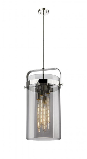 Pilaster - 4 Light - 12 inch - Polished Nickel - Pendant (3442|413-4SL-PN-G413-4S-12SM)